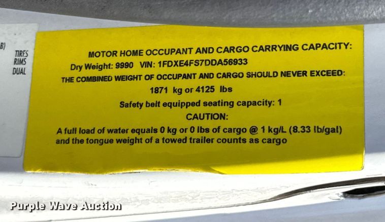 image for item EU5327 2013 Ford E450 Super Duty shuttle bus