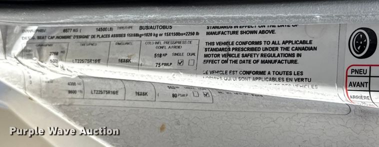 image for item EU5327 2013 Ford E450 Super Duty shuttle bus