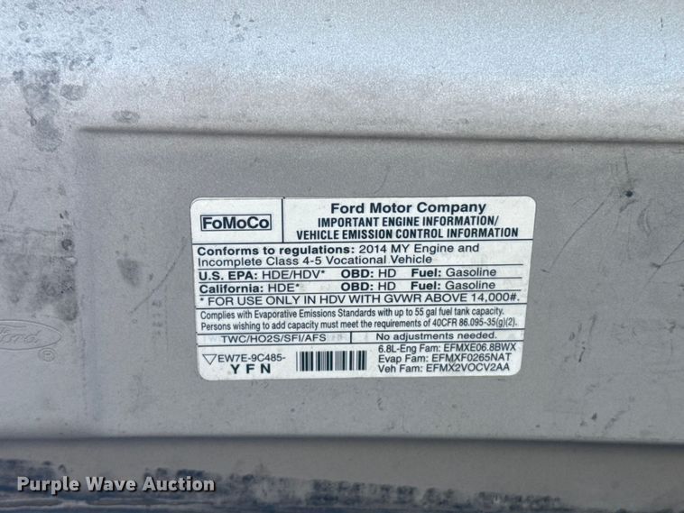 image for item EU5329 2014 Ford E450 Super Duty shuttle bus