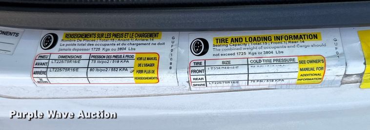 image for item EU5331 2014 Ford E450 Super Duty shuttle bus