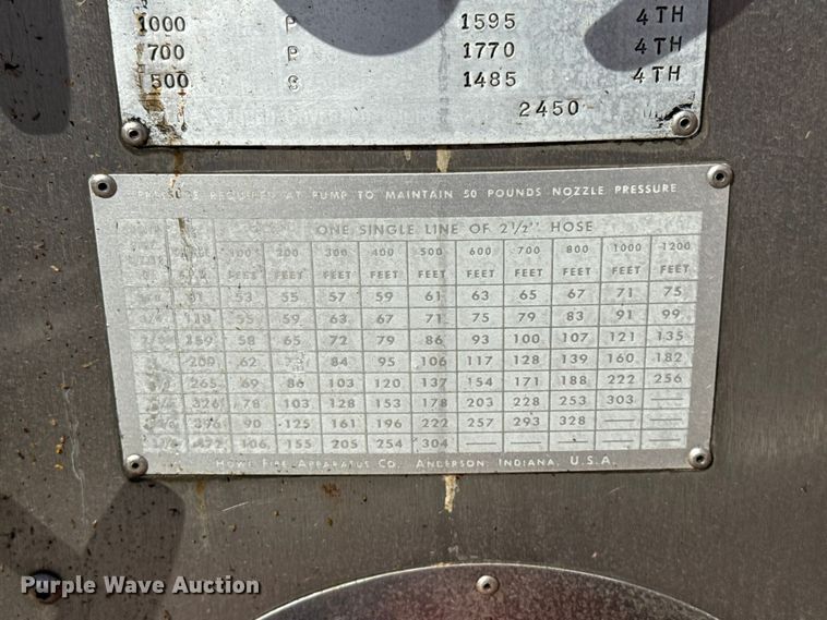 image for item EU5343 1977 Gruman ladder fire truck