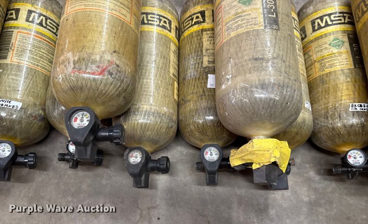 image for item EU5357 (14) MSA oxygen tanks