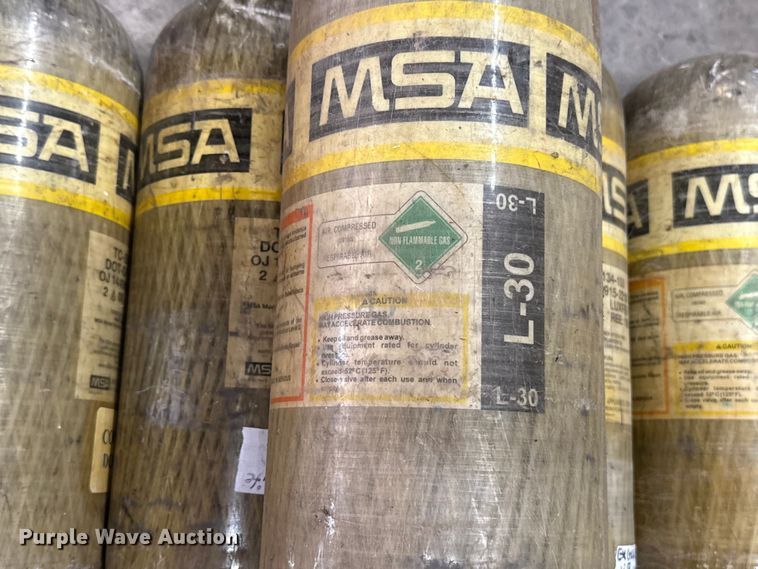 image for item EU5357 (14) MSA oxygen tanks