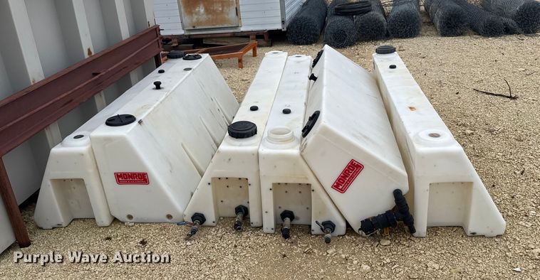 image for item EU6241 (6) Monroe salt brine saddle tanks