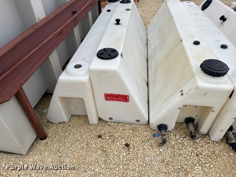 image for item EU6241 (6) Monroe salt brine saddle tanks