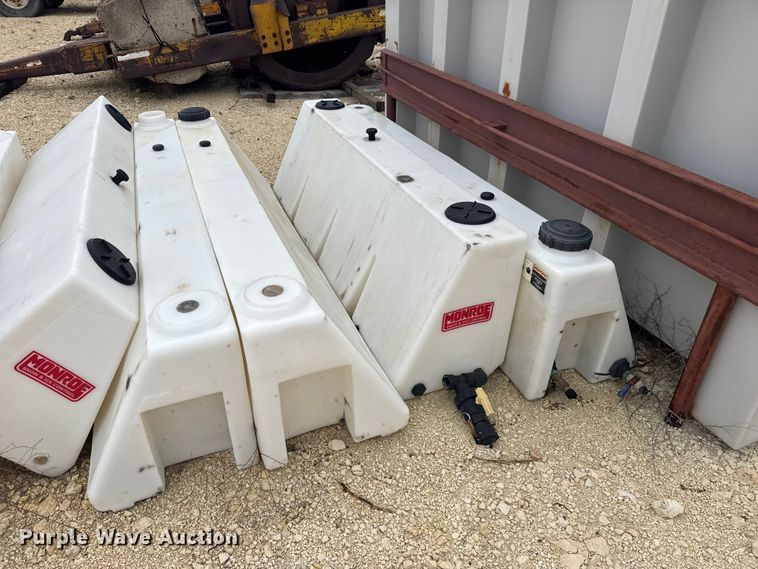 image for item EU6241 (6) Monroe salt brine saddle tanks