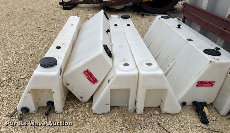 image for item EU6241 (6) Monroe salt brine saddle tanks