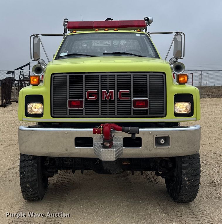 image for item EU6249 2002 GMC C8500 fire truck