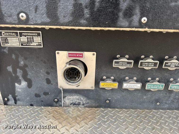 image for item EU6249 2002 GMC C8500 fire truck