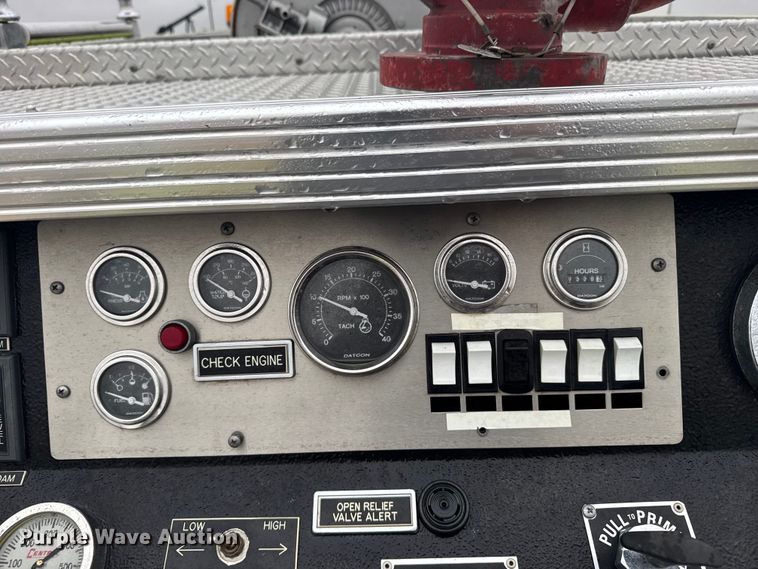 image for item EU6249 2002 GMC C8500 fire truck