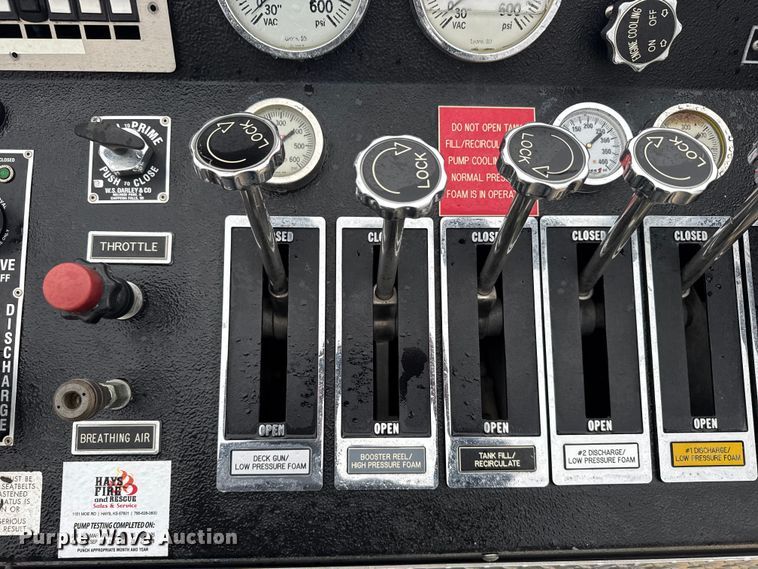 image for item EU6249 2002 GMC C8500 fire truck