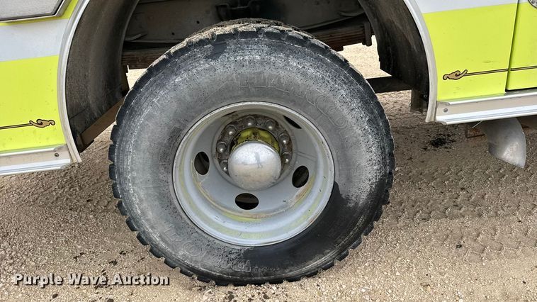 image for item EU6249 2002 GMC C8500 fire truck