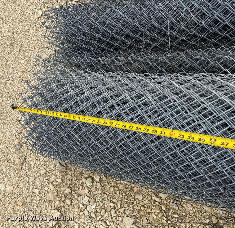 image for item EU6258 (8) rolls of chain link fencing