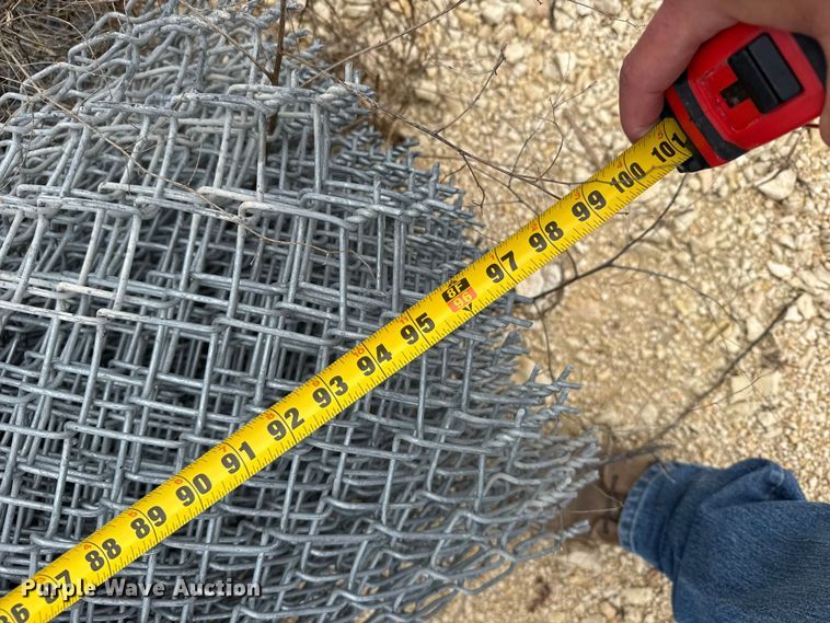 image for item EU6258 (8) rolls of chain link fencing