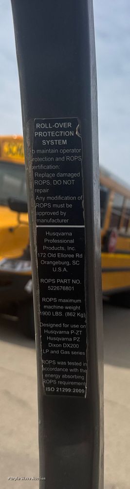 image for item EU6296 Dixon DX200 ZTR lawn mower