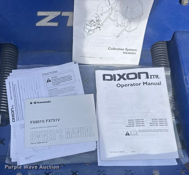 image for item EU6296 Dixon DX200 ZTR lawn mower