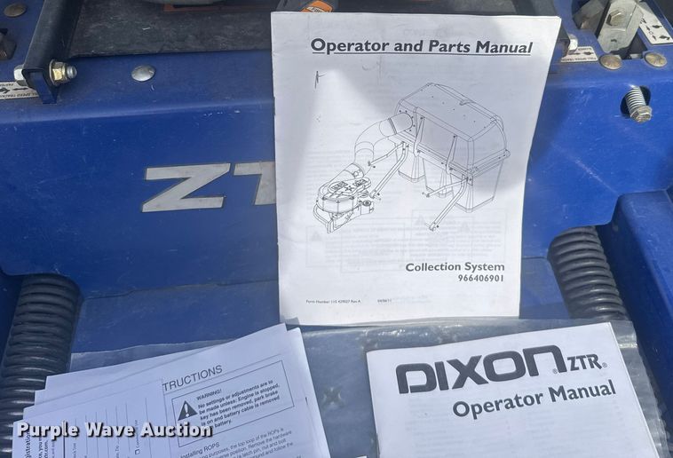 image for item EU6296 Dixon DX200 ZTR lawn mower