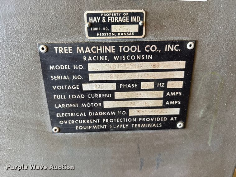 image for item EU6302 Tree Journeyman 325 milling machine