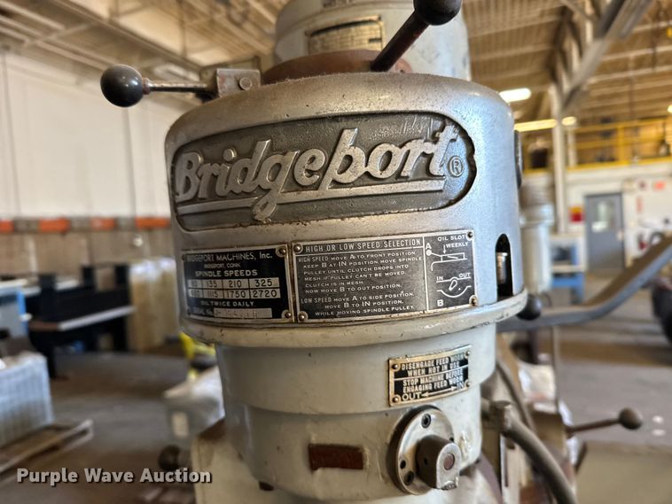 image for item EU6303 (2) Bridgeport milling machines 