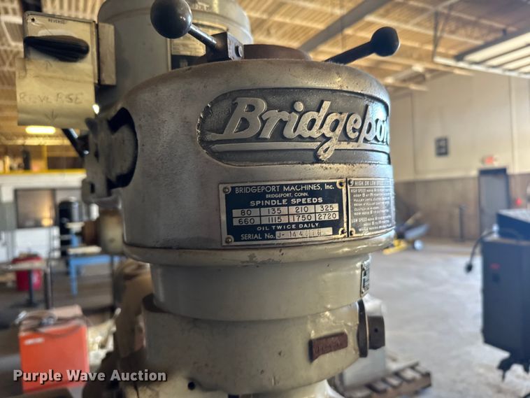 image for item EU6303 (2) Bridgeport milling machines 