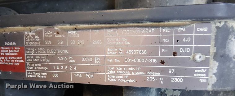 image for item EV5422 2000 Freightliner FL70 oil distributor truck