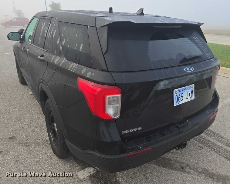 image for item EV5451 2021 Ford Explorer Police interceptor SUV