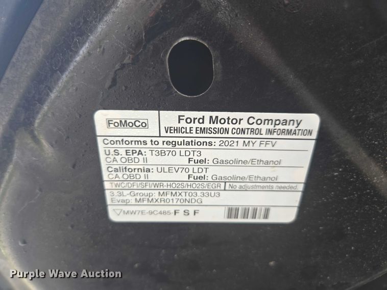 image for item EV5451 2021 Ford Explorer Police interceptor SUV