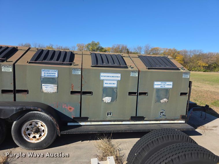 image for item FI0605 2002 Pro-tainer recycle trailer