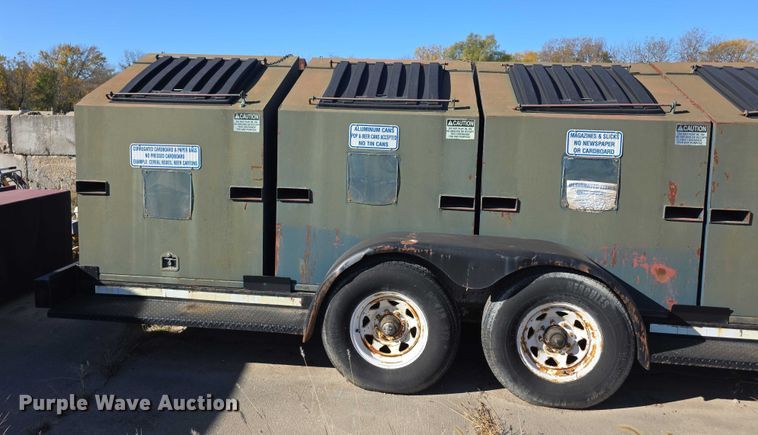 image for item FI0605 2002 Pro-tainer recycle trailer