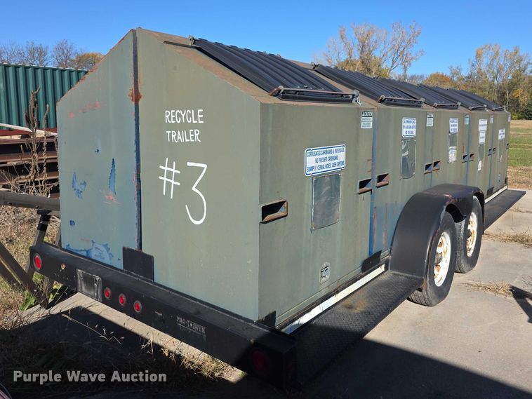 image for item FI0605 2002 Pro-tainer recycle trailer