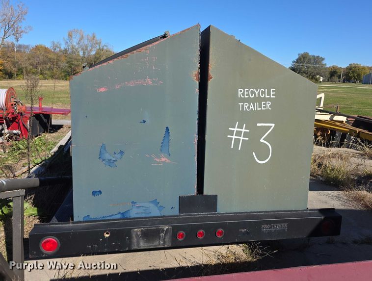 image for item FI0605 2002 Pro-tainer recycle trailer