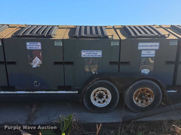 image for item FI0605 2002 Pro-tainer recycle trailer