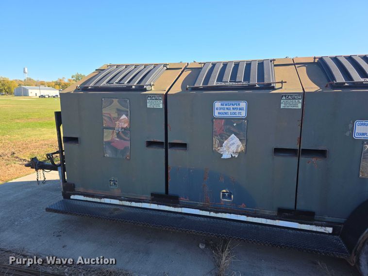 image for item FI0605 2002 Pro-tainer recycle trailer