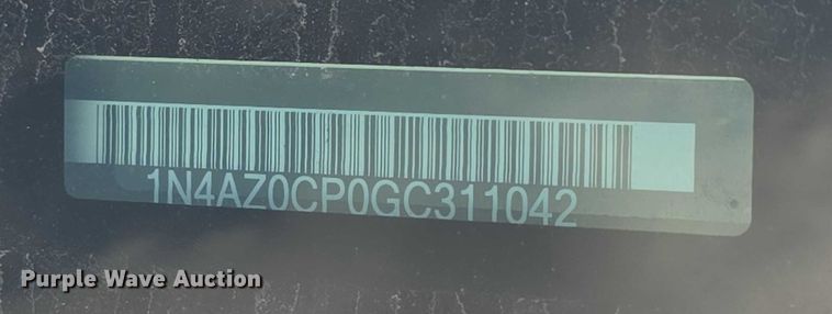 image for item FI0619 2016 Nissan Leaf 