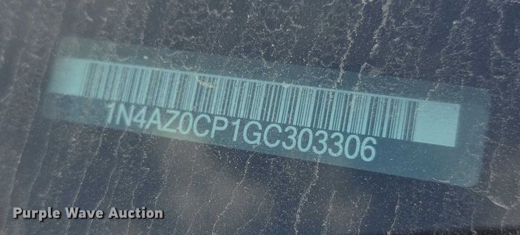 image for item FI0620 2016 Nissan Leaf 