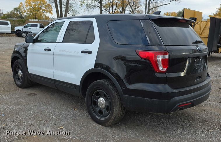 image for item FI0623 2016 Ford Explorer Police Interceptor SUV