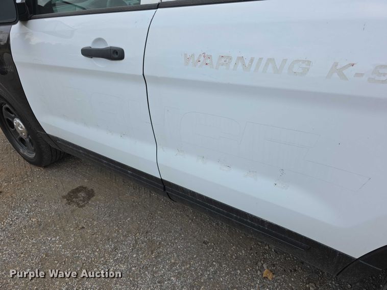 image for item FI0623 2016 Ford Explorer Police Interceptor SUV