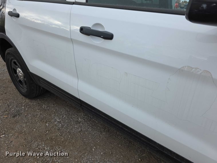 image for item FI0623 2016 Ford Explorer Police Interceptor SUV