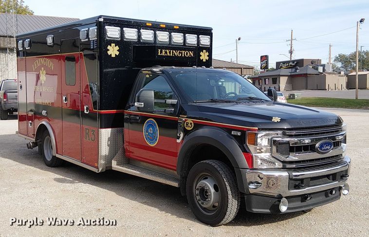 image for item FK0505 2020 Ford F550 Super Duty XLT ambulance