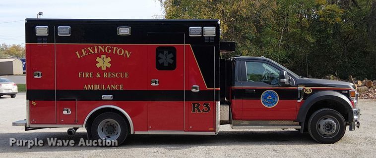 image for item FK0505 2020 Ford F550 Super Duty XLT ambulance