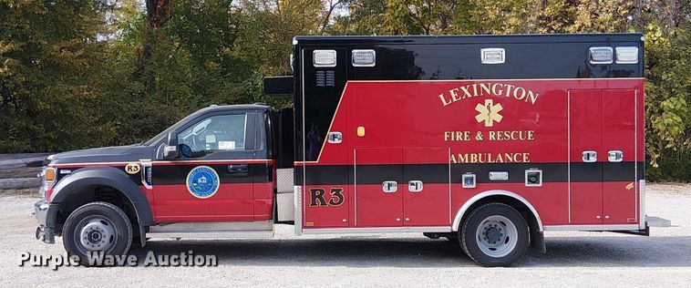 image for item FK0505 2020 Ford F550 Super Duty XLT ambulance