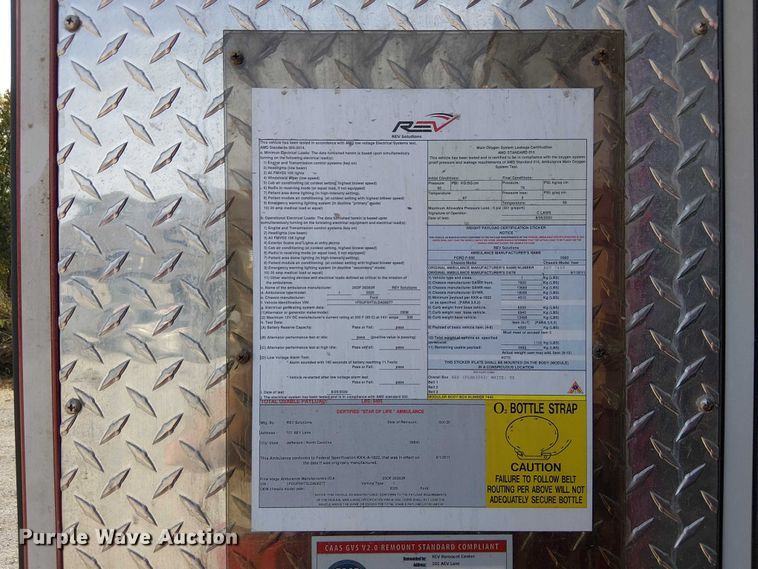 image for item FK0505 2020 Ford F550 Super Duty XLT ambulance