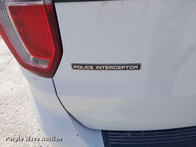 image for item FK0512 2018 Ford Explorer Police Interceptor SUV