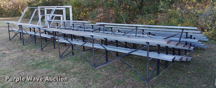 image for item FK0521 (4) sets of bleachers 