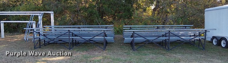 image for item FK0521 (4) sets of bleachers 