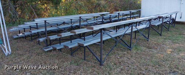 image for item FK0521 (4) sets of bleachers 