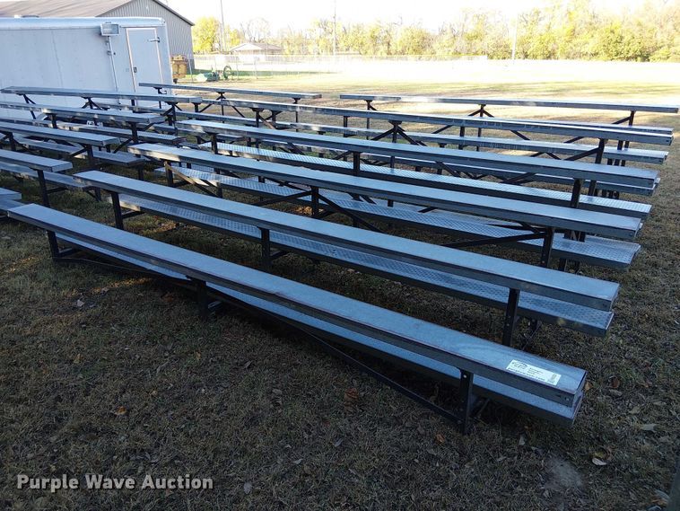 image for item FK0521 (4) sets of bleachers 