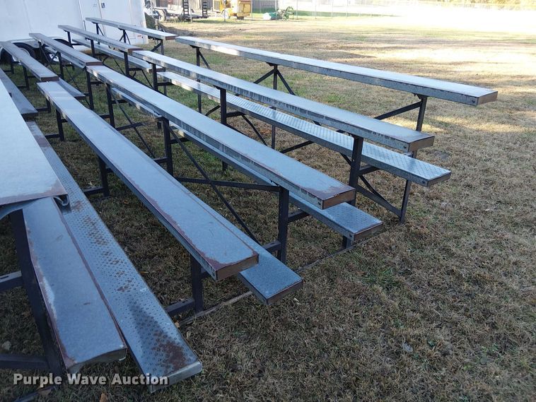image for item FK0521 (4) sets of bleachers 