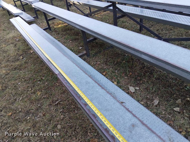 image for item FK0521 (4) sets of bleachers 