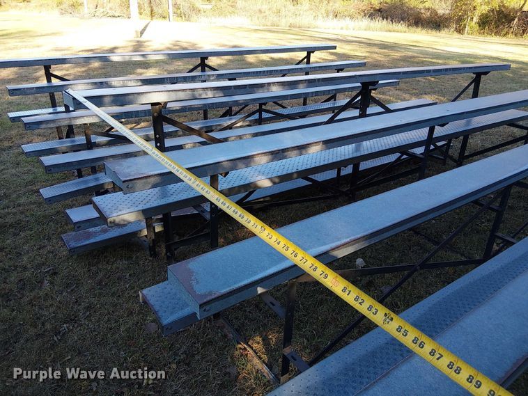 image for item FK0521 (4) sets of bleachers 